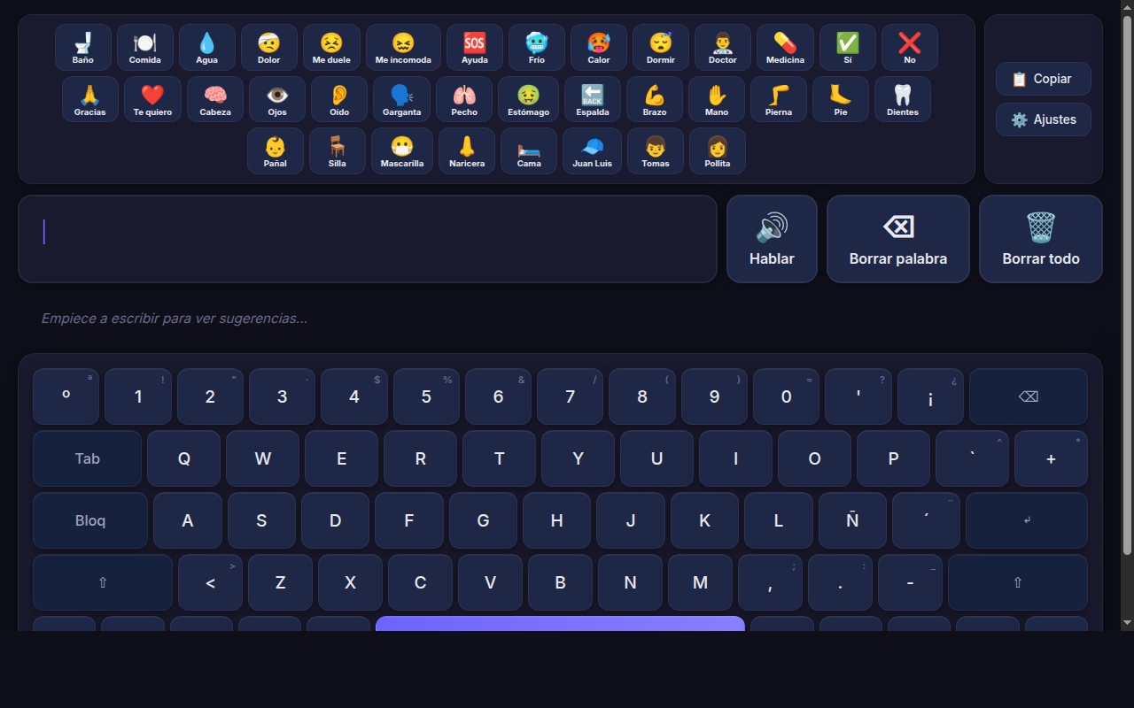 Virtual Dwelling Keyboard